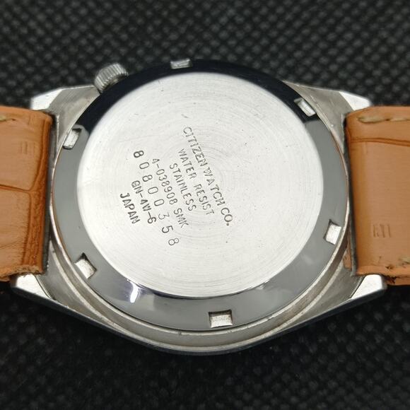 Vintage 1987 Citizen Automatic Mens Silver Watch W/daydate & Gold accents - Picture 8 of 8